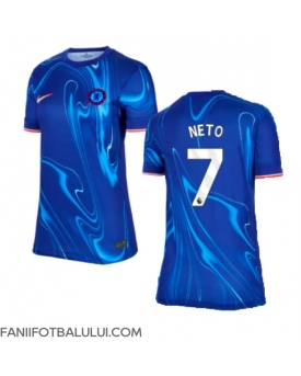 Chelsea Pedro Neto #7 Tricou Fotbal Replică 2024-25 Femei Acasa